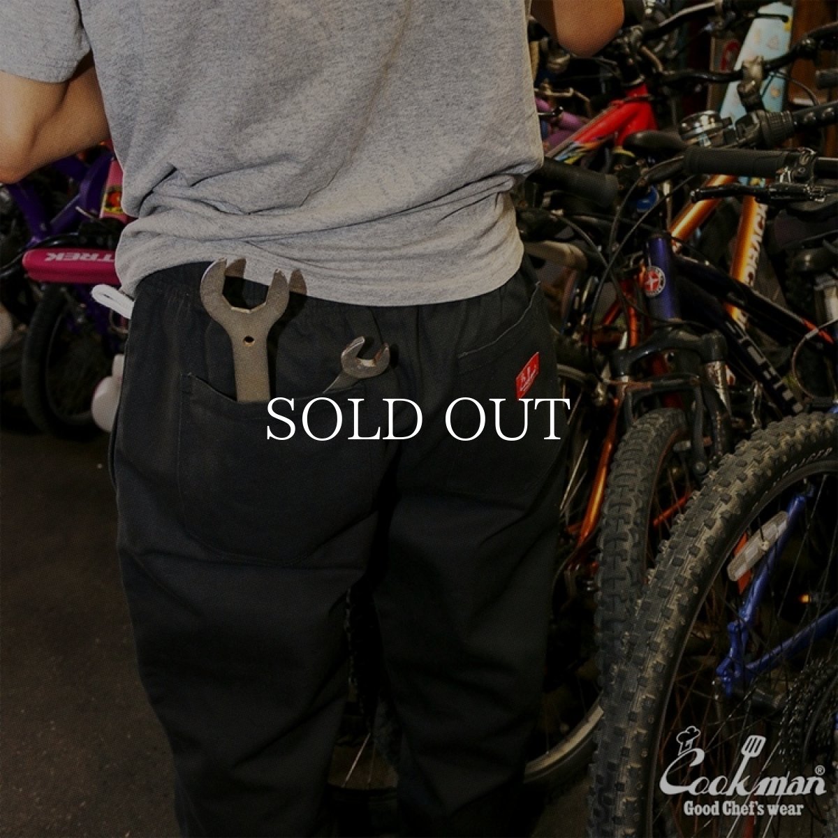 画像13: COOKMAN  Chef Pants Semiwide Duck Canvas Black (13)