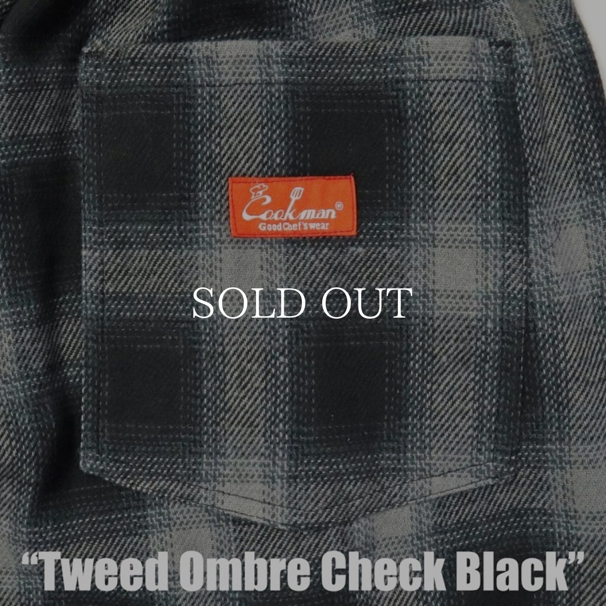 画像10: COOKMAN  Chef Pants Tweed Ombre Check Black (10)