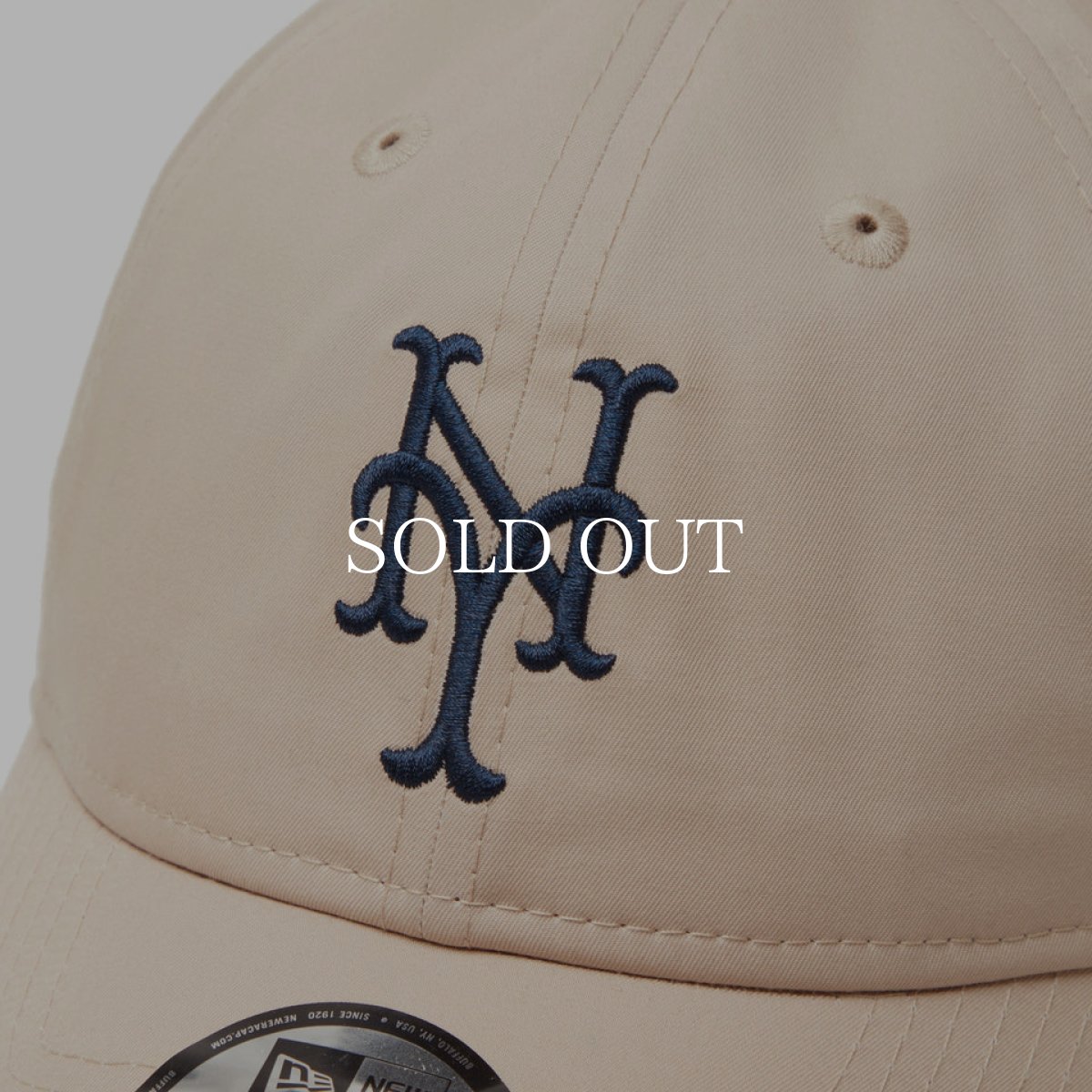画像6: NEW ERA  9THIRTY Powered by GORO NAKATSUGAWA(min-nano)ニューヨーク・メッツ ベージュ (6)