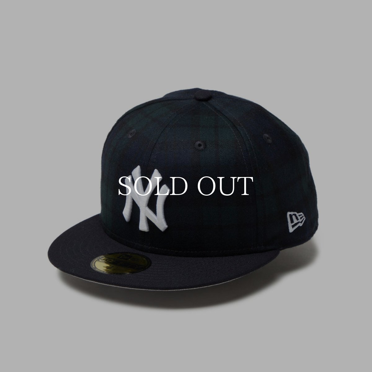 画像3: NEW ERA  59FIFTY Powered by GORO NAKATSUGAWA（min-nano）ニューヨーク・ヤンキース ブラックウォッチ ネイビーバイザー (3)