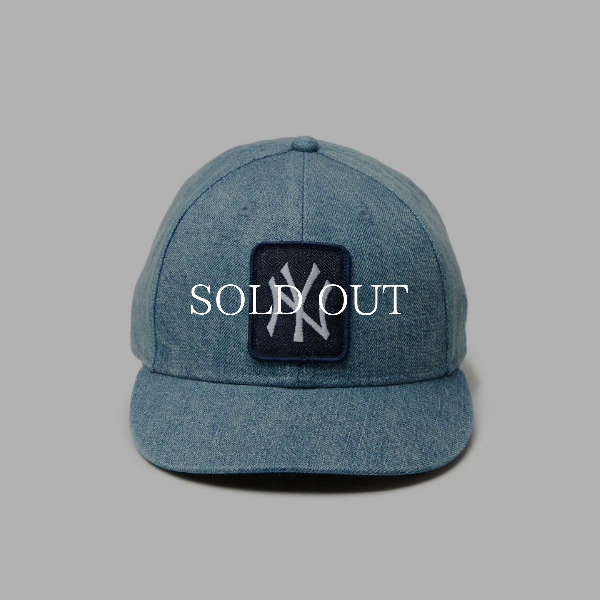 画像3: NEW ERA  LP 59FIFTY MLB Denim Wappen ニューヨーク・ヤンキース ウォッシュドデニム (3)