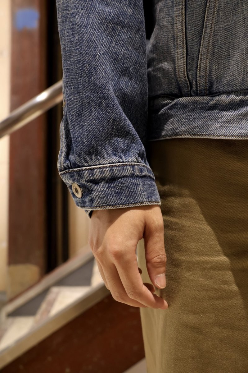 画像4: nonnative  TRUCKER BLOUSON COTTON 13.5oz DENIM VW LIGHT (4)