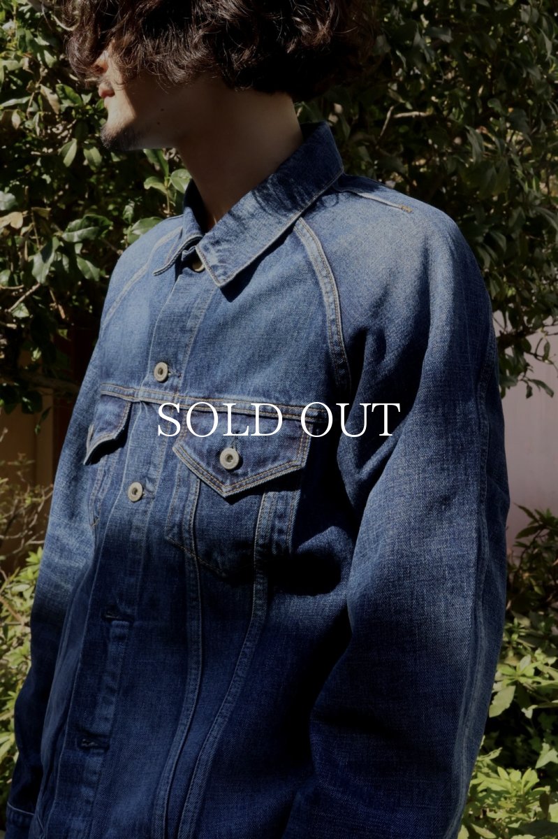 画像2: nonnative  TRUCKER BLOUSON COTTON 13.5oz DENIM VW DARK (2)