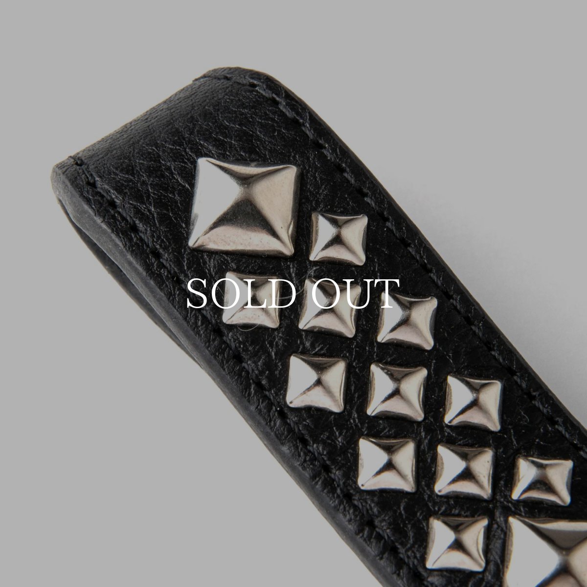 画像3: CALEE  STUDS LEATHER SNAP KEY RING (3)
