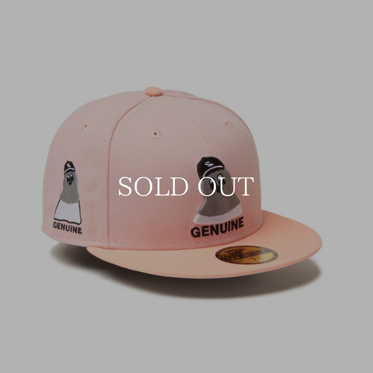 画像2: NEW ERA  59FIFTY SHINKNOWNSUKE ミスター ピンクルージュ/ペールローズ (2)