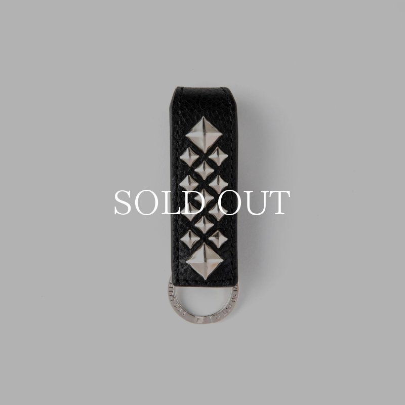 小物 CALEE STUDS LEATHER SNAP KEY RING CALEE - STUDS LEATHER SNAP