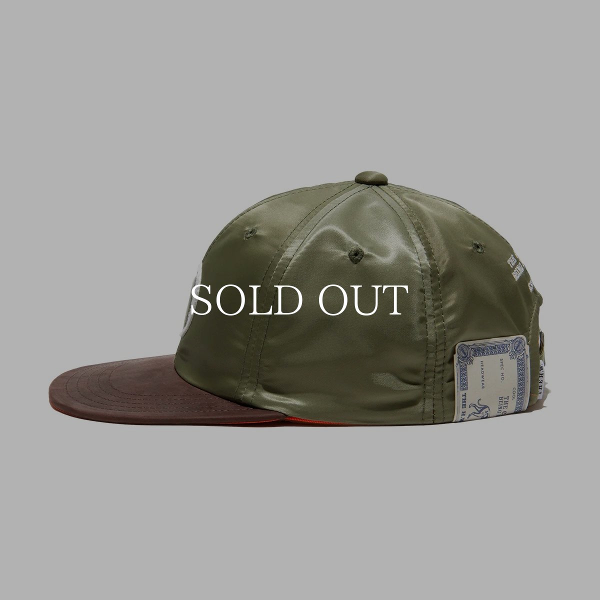 画像8: THE H.W.DOG&CO.  MA-1 MID PROFILE CAP (8)