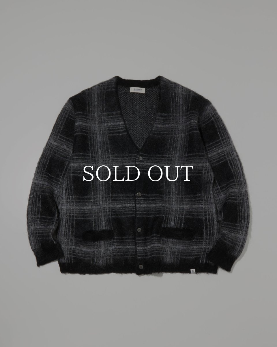 画像1: RADIALL  ROBBER DUB - CARDIGAN SWEATER L/S (1)