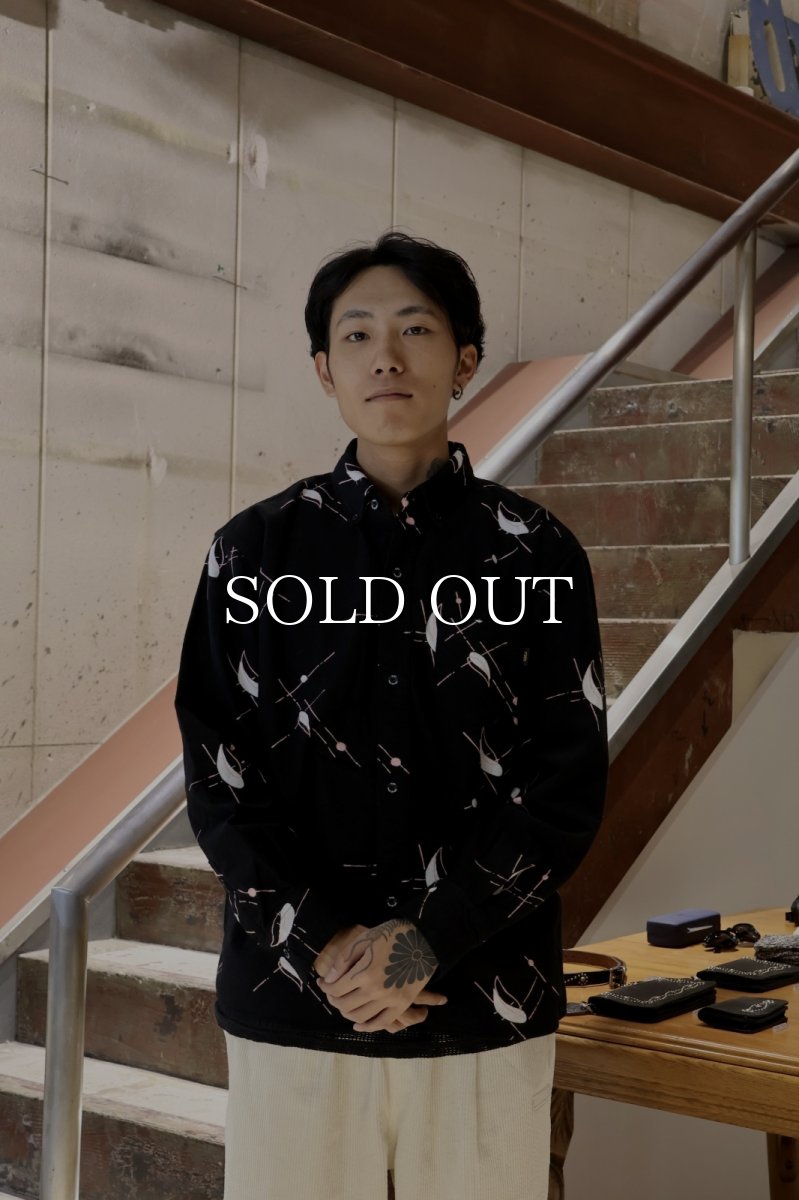 画像9: RATS  PRINT FLANNEL B.D SHIRT (9)