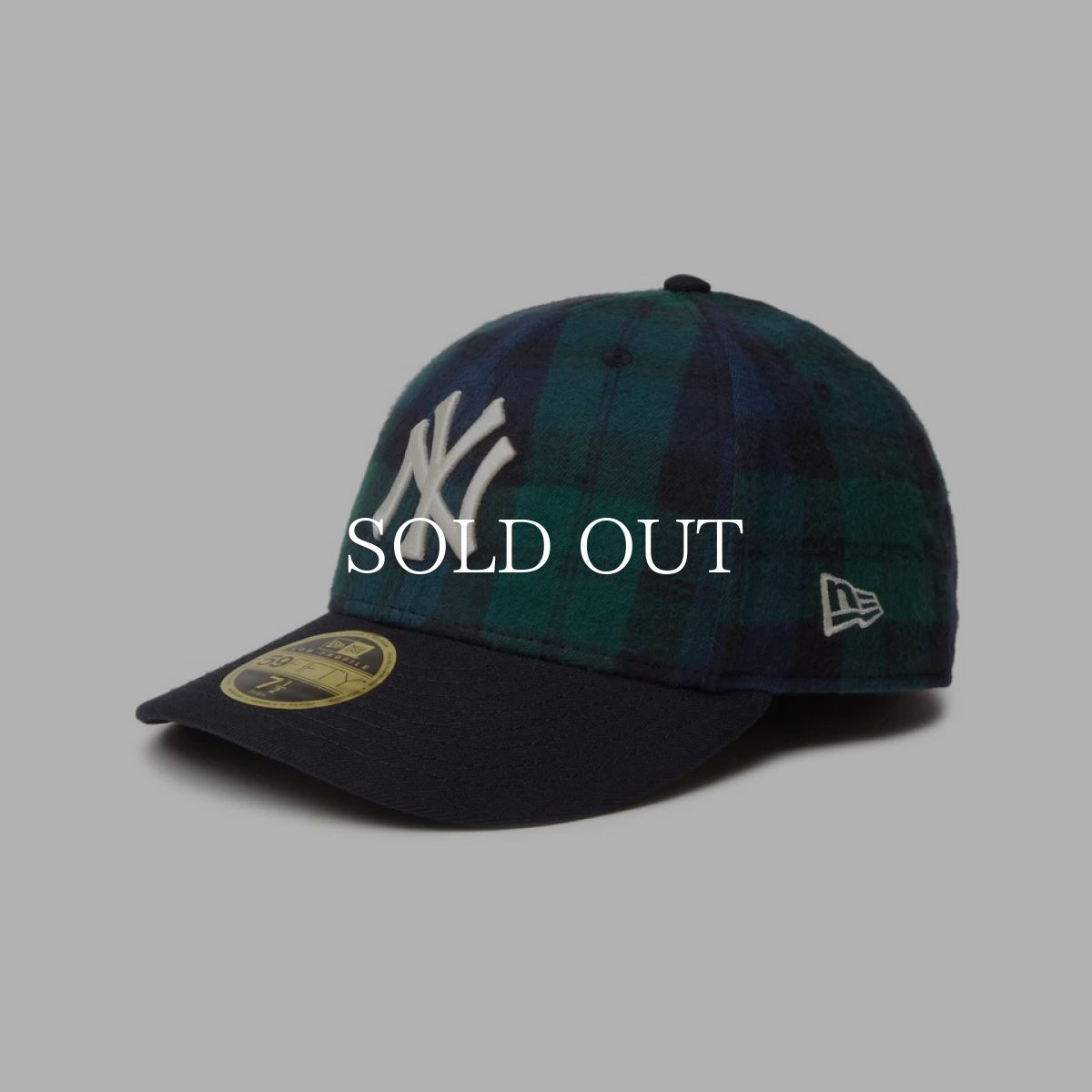 画像1: NEW ERA  LP 59FIFTY MLB Ombre Check ニューヨーク・ヤンキース (1)