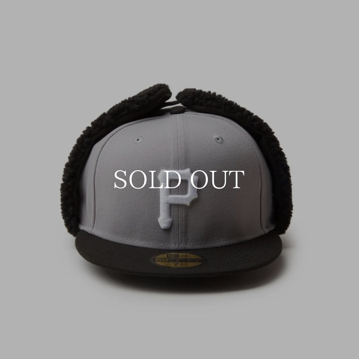 画像2: NEW ERA  59FIFTY Dog Ear ドッグイヤー ピッツバーグ・パイレーツ グレー ブラックバイザー (2)