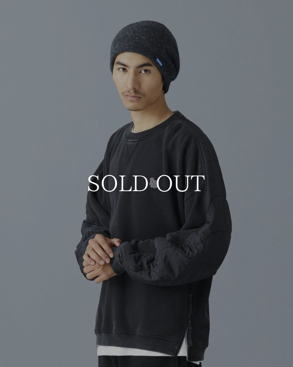 画像11: Liberaiders  COTTON FLEECE QUILTED CREWNECK III (11)