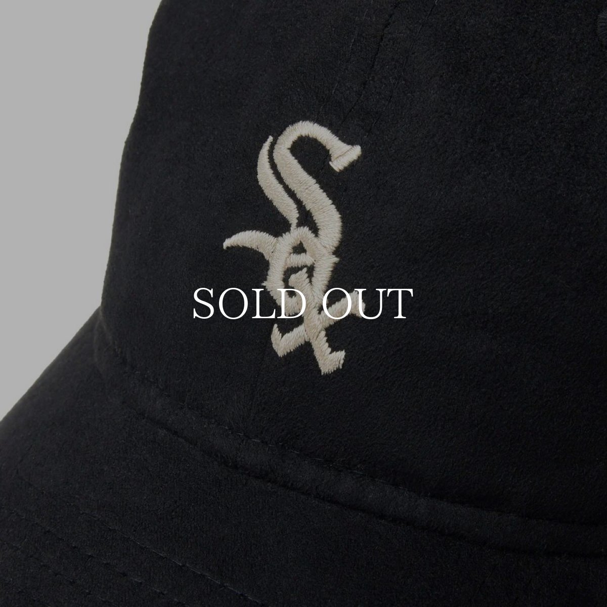 画像4: NEW ERA  9TWENTYMLB Synthetic Suede シカゴ・ホワイトソックス ブラック (4)