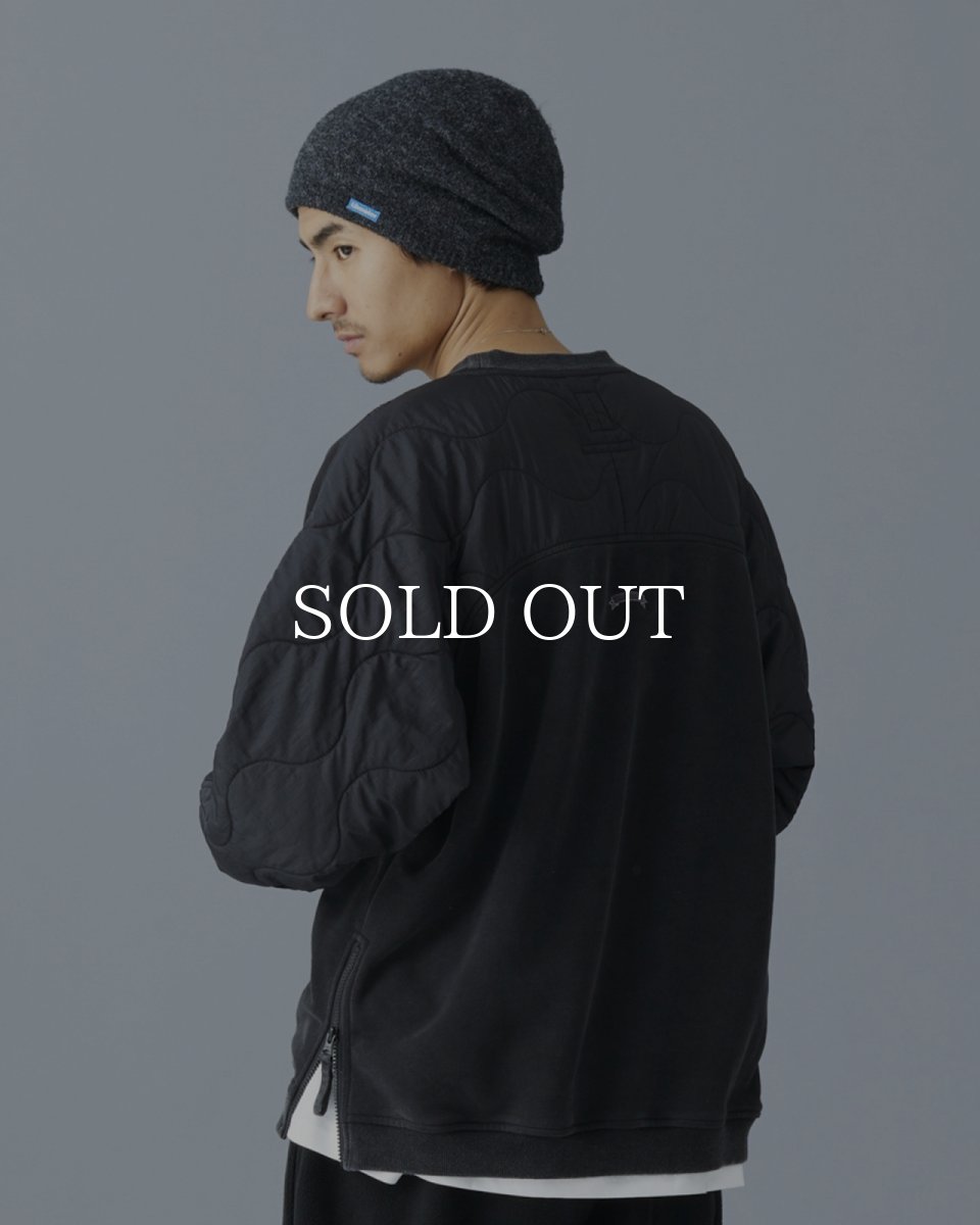 画像12: Liberaiders  COTTON FLEECE QUILTED CREWNECK III (12)