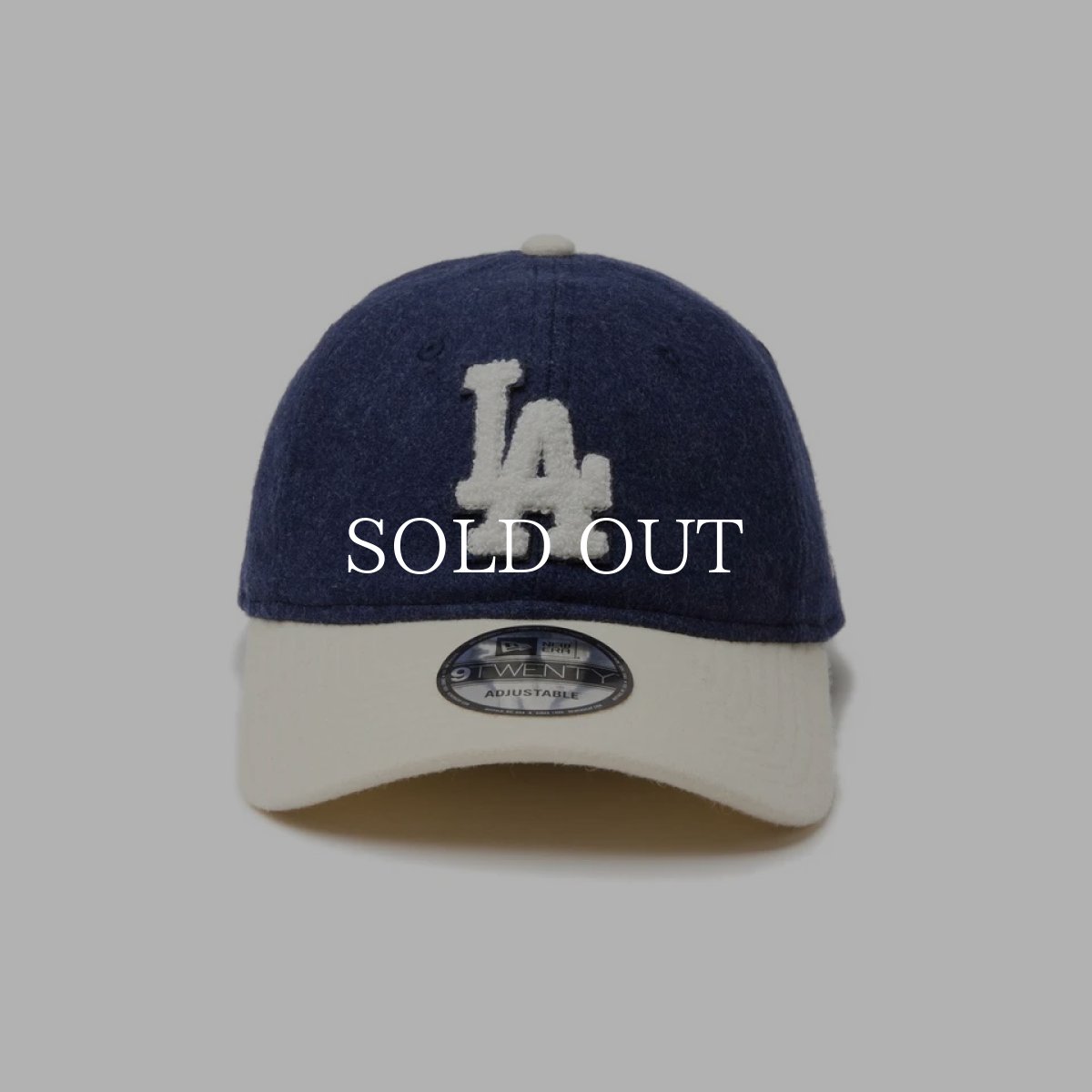 画像2: NEW ERA  9TWENTY Melton メルトン ロサンゼルス・ドジャース ブルー オフホワイトバイザー (2)