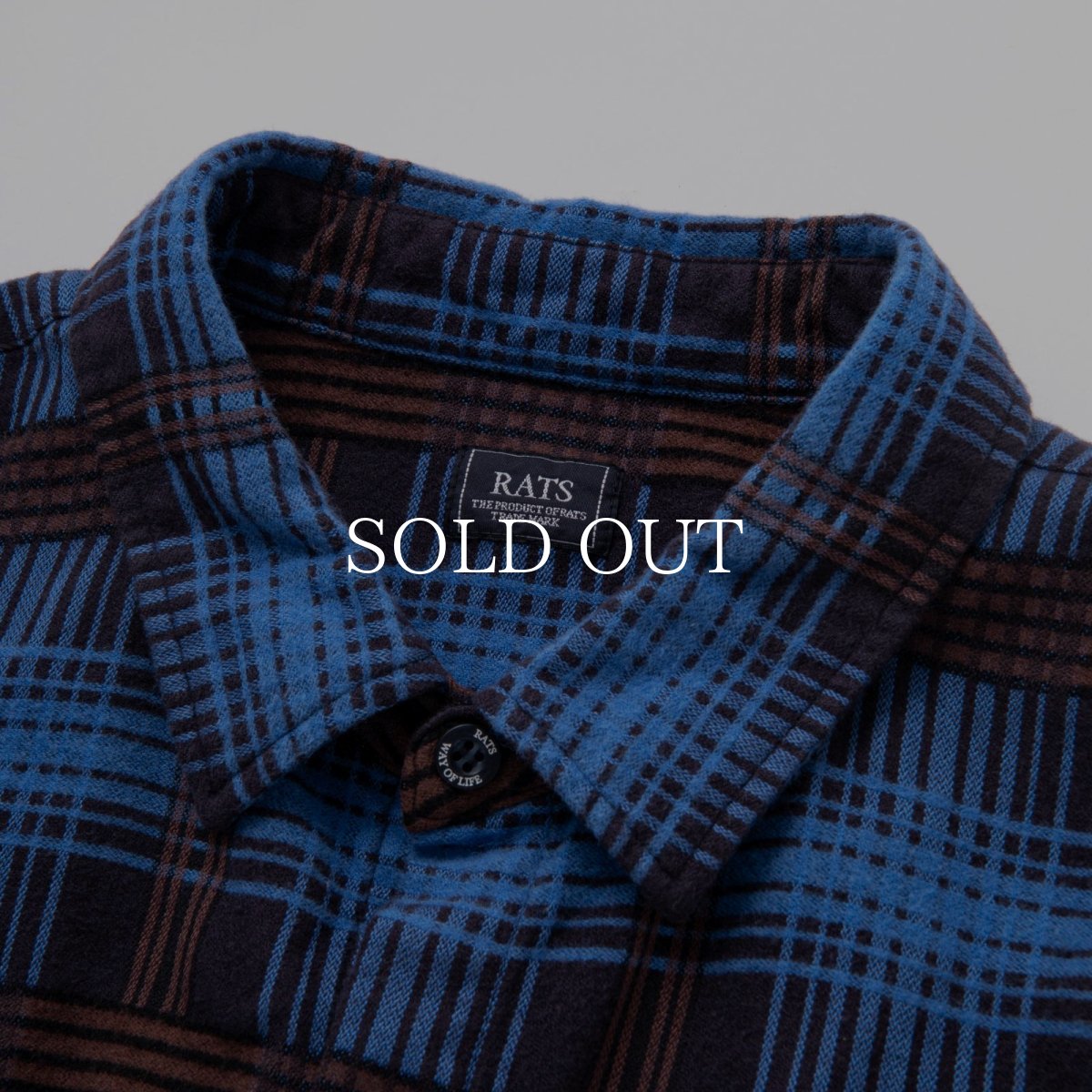 画像3: RATS  CR FLANNEL CHECK SHIRT (3)