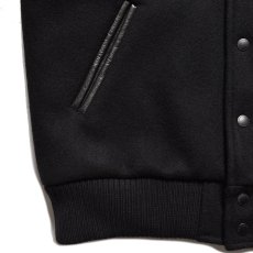 画像7: MINEDENIM  New Order "Republic" Wool Melton & Leather Varsity JKT (7)