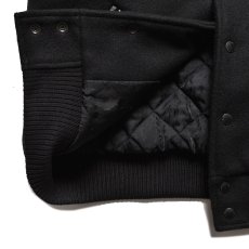 画像11: MINEDENIM  New Order "Republic" Wool Melton & Leather Varsity JKT (11)