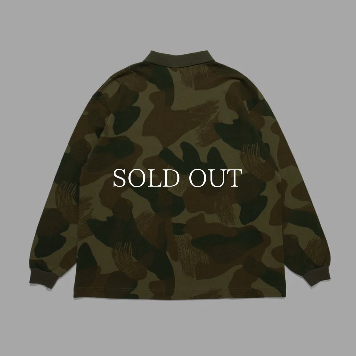 画像2: APPLEBUM  Camo L/S Polo Shirt (2)