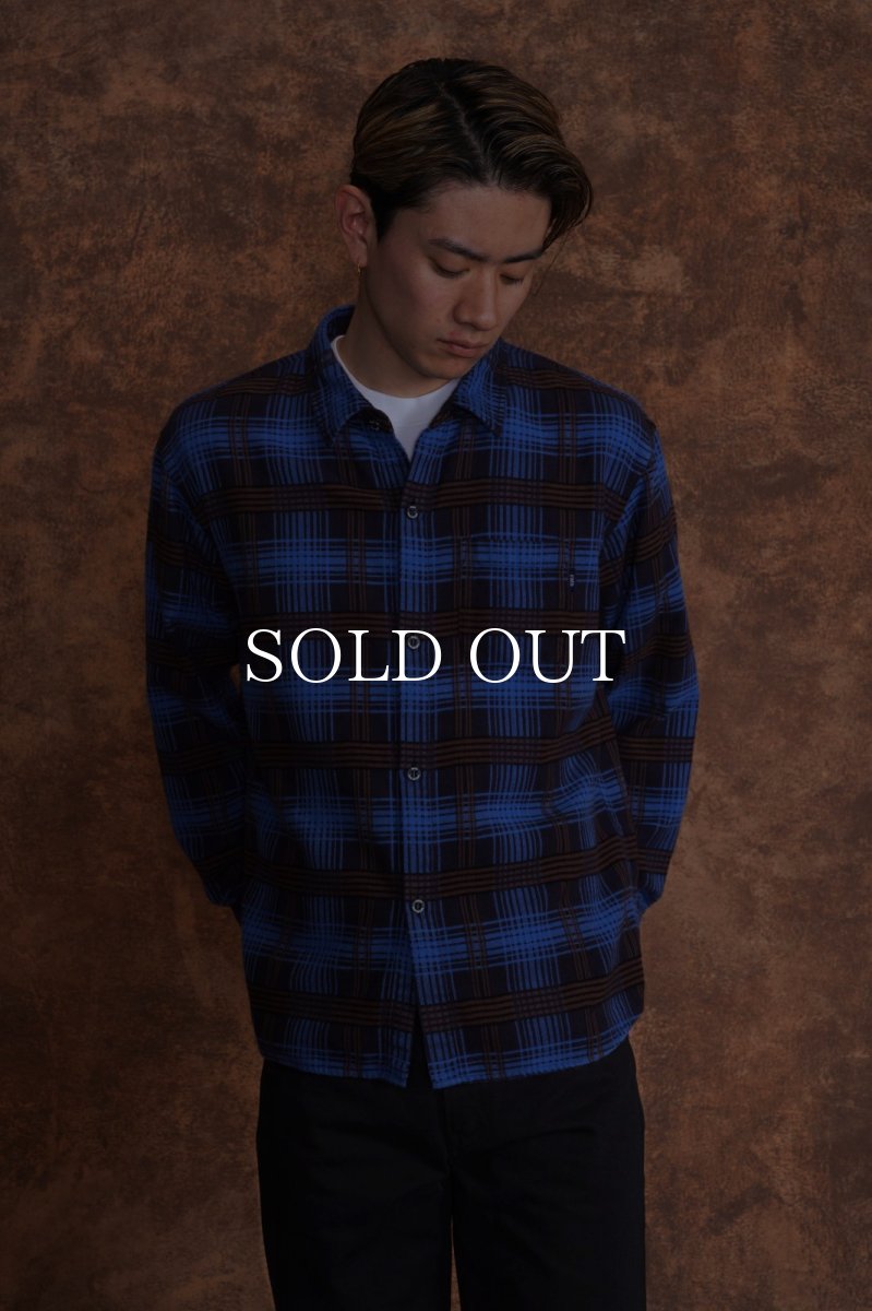 画像8: RATS  CR FLANNEL CHECK SHIRT (8)