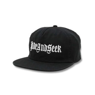 HIDE AND SEEK - ×CARSERVICE WORK CAP (BLACK) / カーサービス