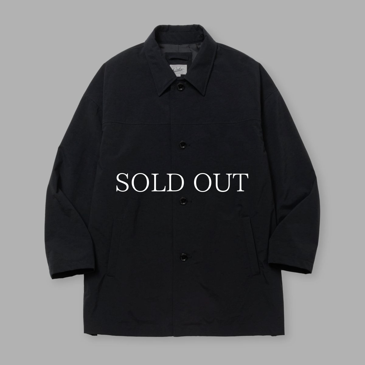 画像1: CALEE  VINTAGE NYLON OXFORD HALF COAT (1)