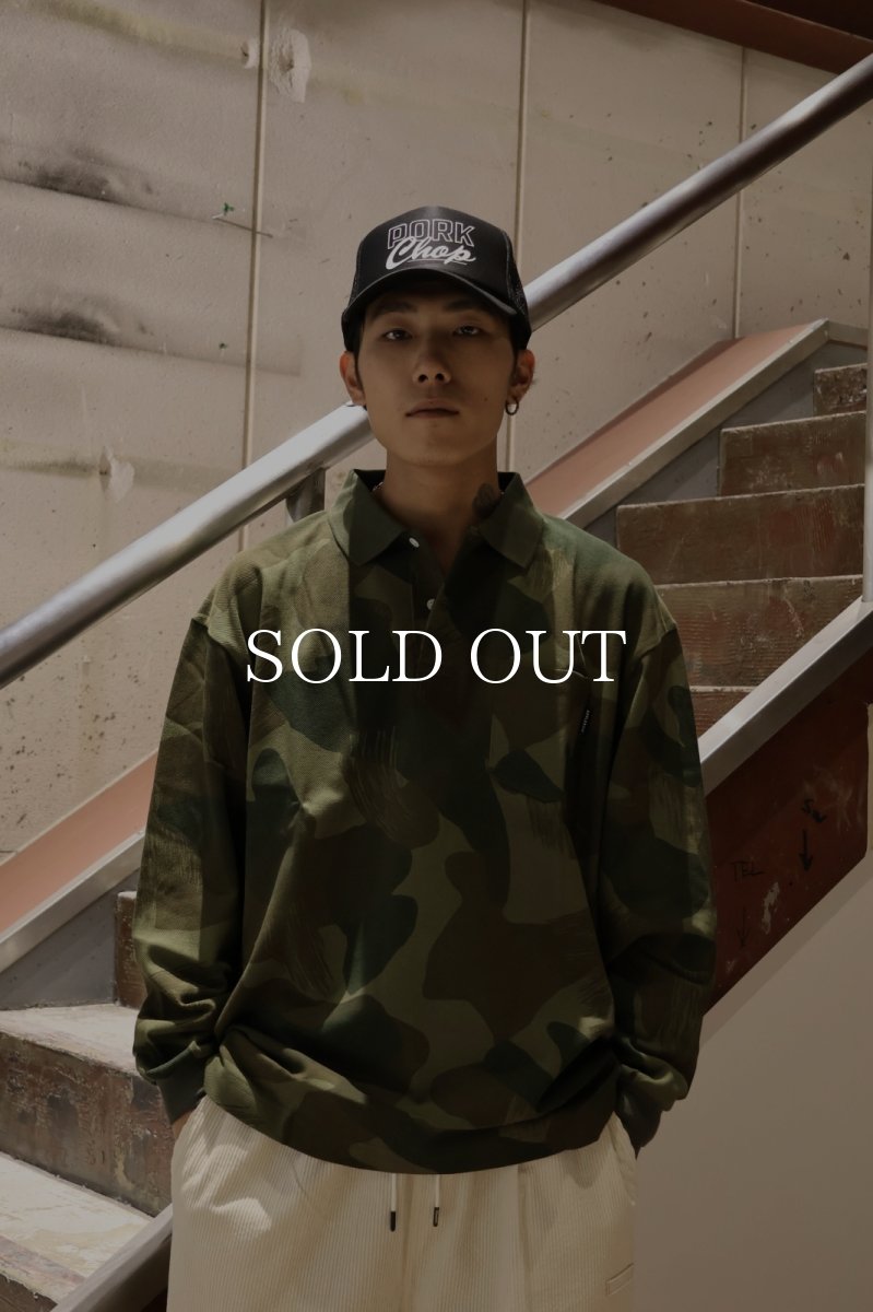 画像8: APPLEBUM  Camo L/S Polo Shirt (8)