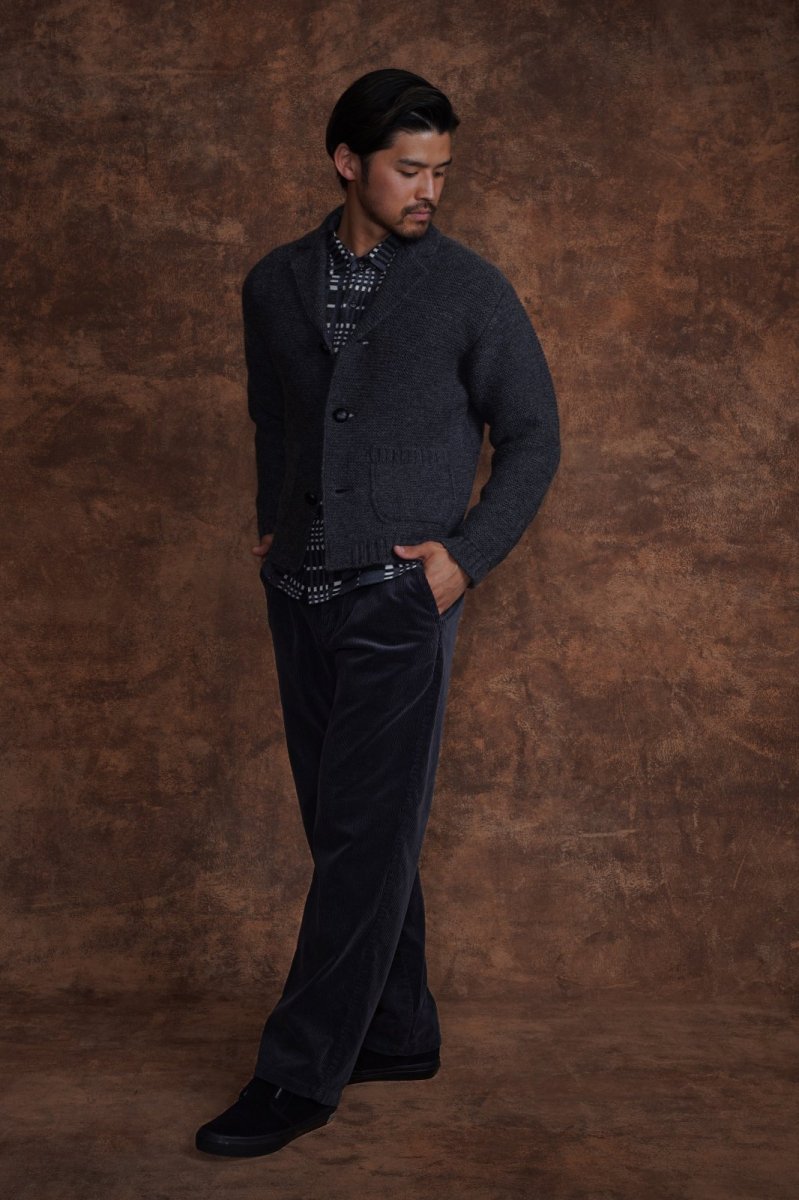 画像8: RATS  CR FLANNEL GRAY CHECK SHIRT (8)