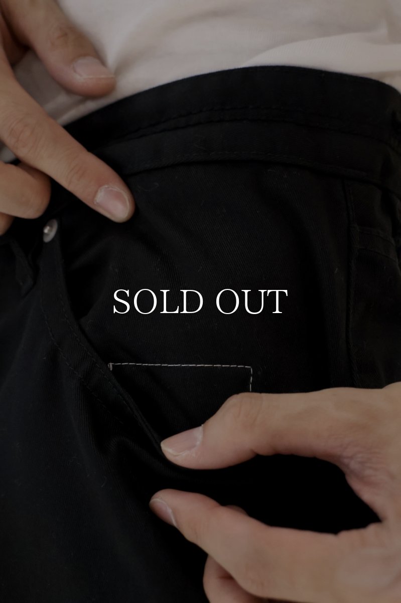 画像5: nonnative  DWELLER 2WAY 5P JEANS 01 COTTON DRILL TWILL STRETCH (5)