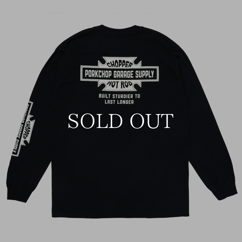 PORKCHOP GARAGE SUPPLY BAR&SHIELD L/S TEE P0398 公式通販
