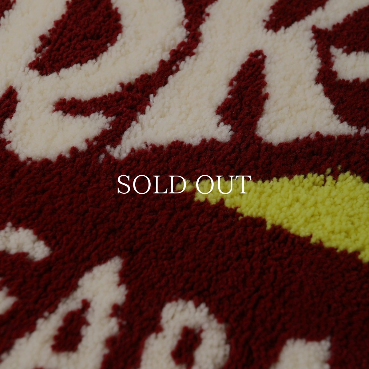 画像4: PORKCHOP GARAGE SUPPLY  SQUARE LOGO RUG MAT (4)