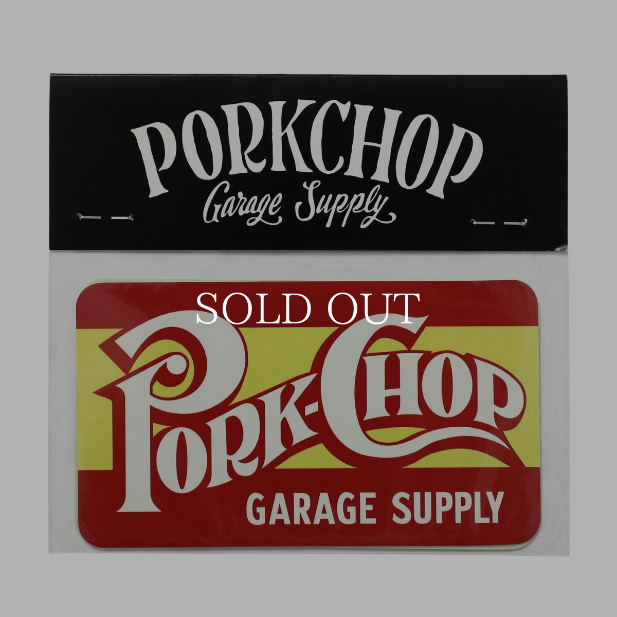 画像2: PORKCHOP GARAGE SUPPLY  SQUARE LOGO STICKER SET (2)
