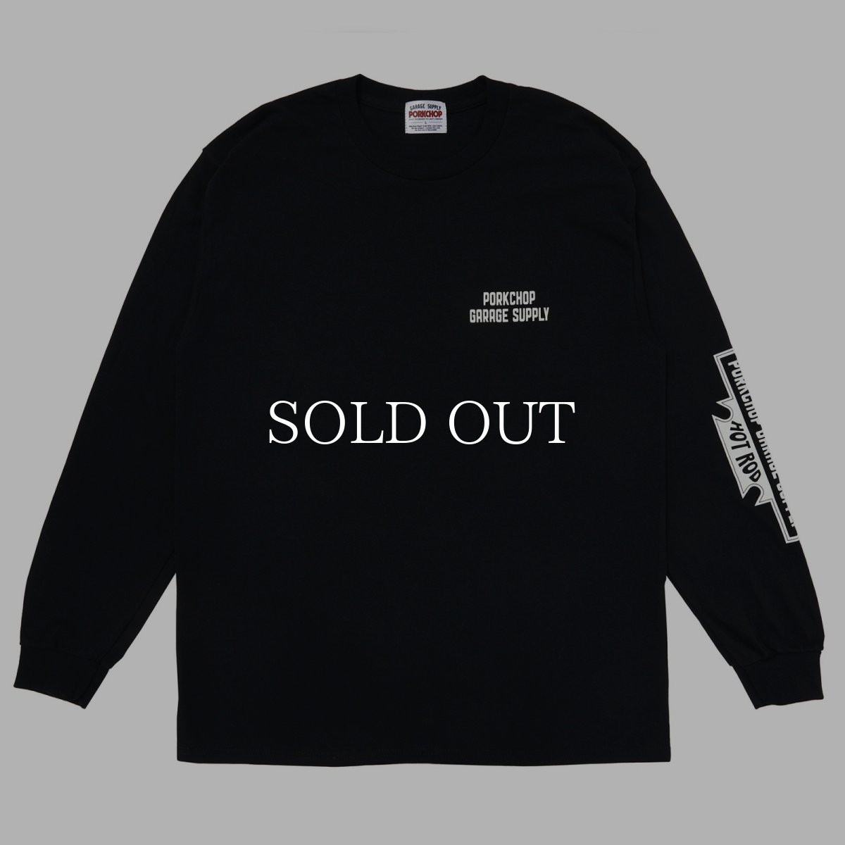 画像1: PORKCHOP GARAGE SUPPLY  BAR&SHIELD L/S TEE (1)