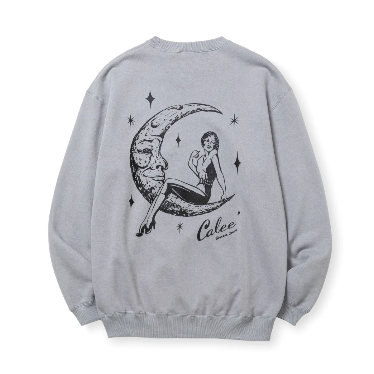 画像5: CALEE  SYNDICATE RETRO GIRL CREW NECK SW <NATURALLY PAINT DESIGN> (5)