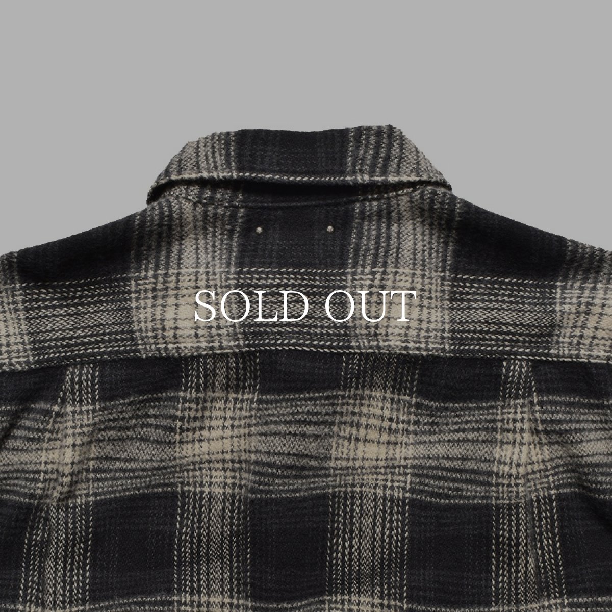 画像17: MINEDENIM  Distortion Ombre Check Flannel Over SH (17)