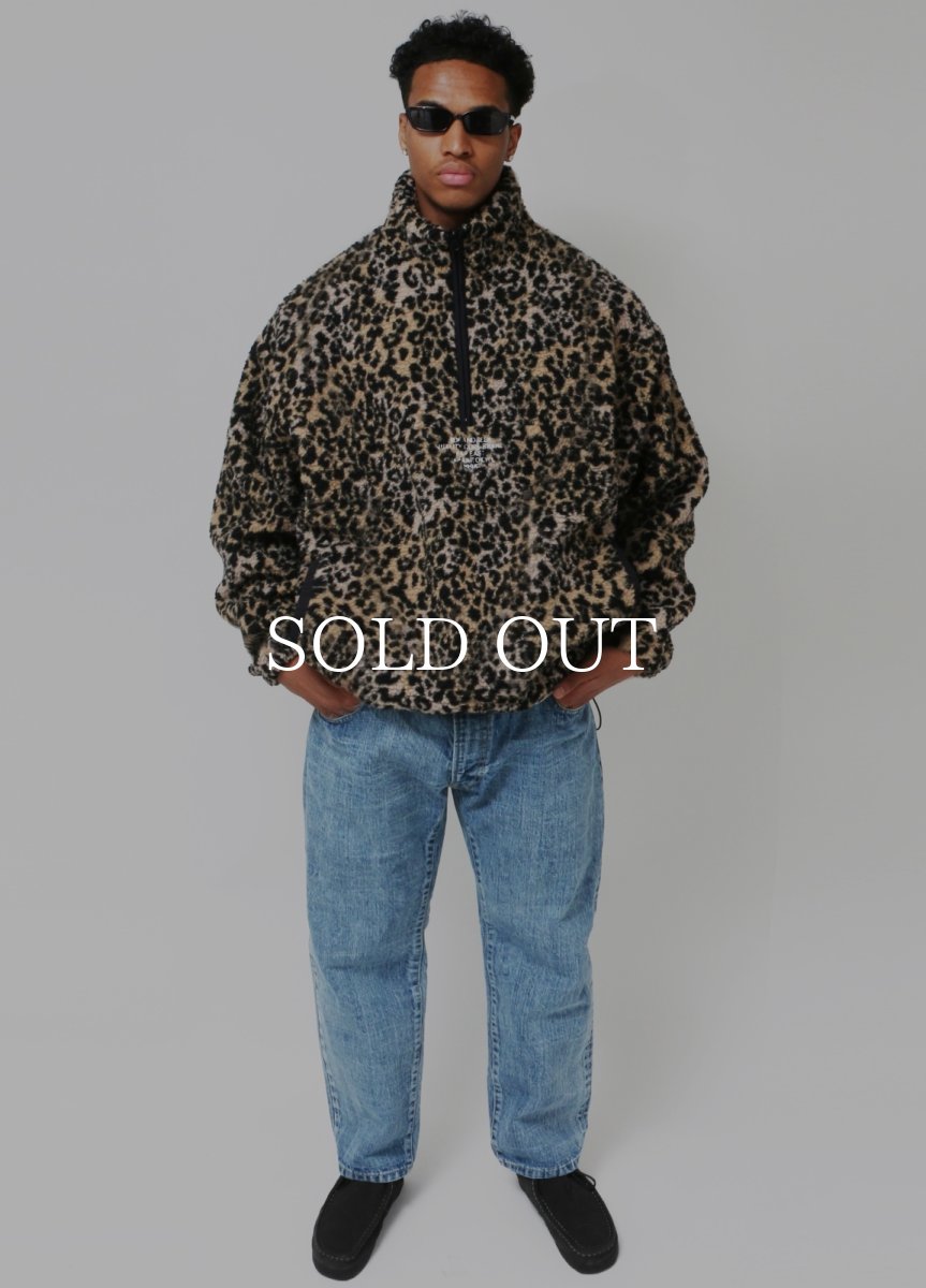 画像2: HideandSeek  Boa Half Zip Jacket (2)