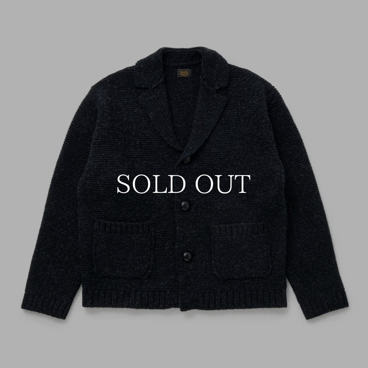 画像1: RATS  3B KNIT JACKET (1)