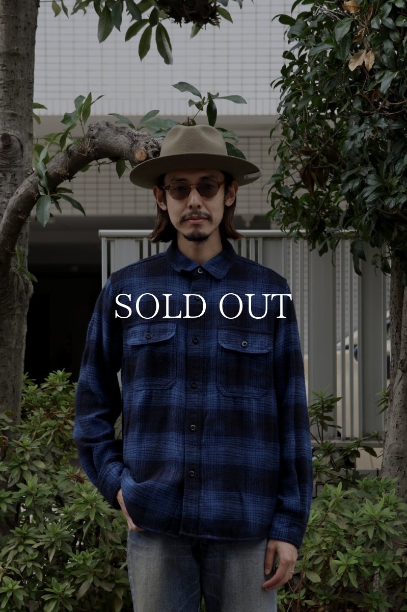 画像19: MINEDENIM  Distortion Ombre Check Flannel Over SH (19)