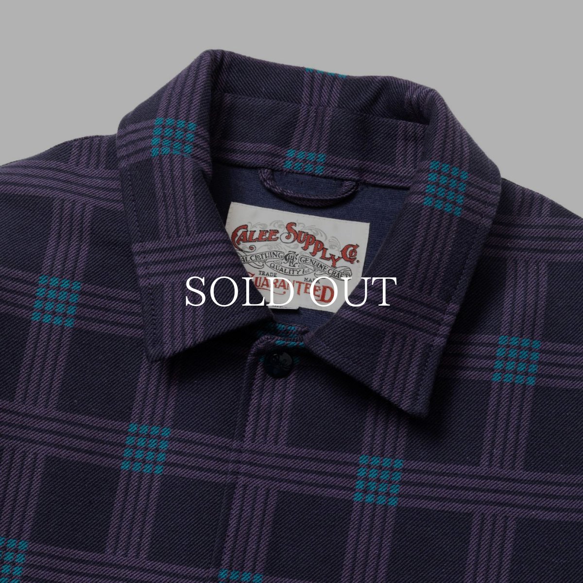 画像2: CALEE  BOX CHECK OVER SIZE COACH JACKET (2)