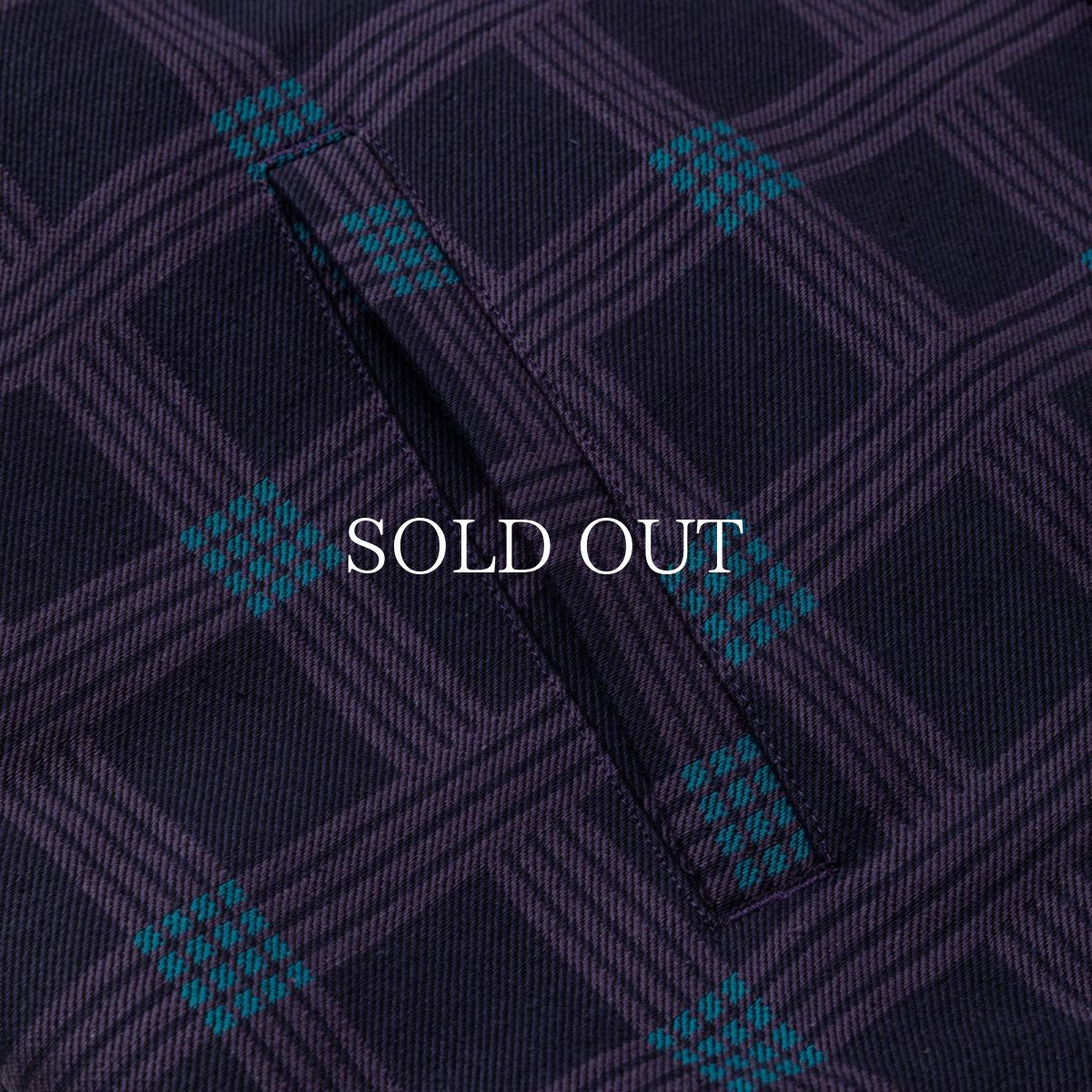 画像4: CALEE  BOX CHECK OVER SIZE COACH JACKET (4)