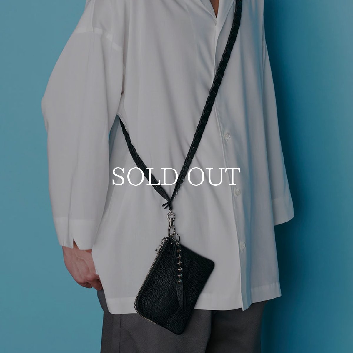 画像6: CALEE  CHAIN LEATHER SHOULDER STRAP (6)