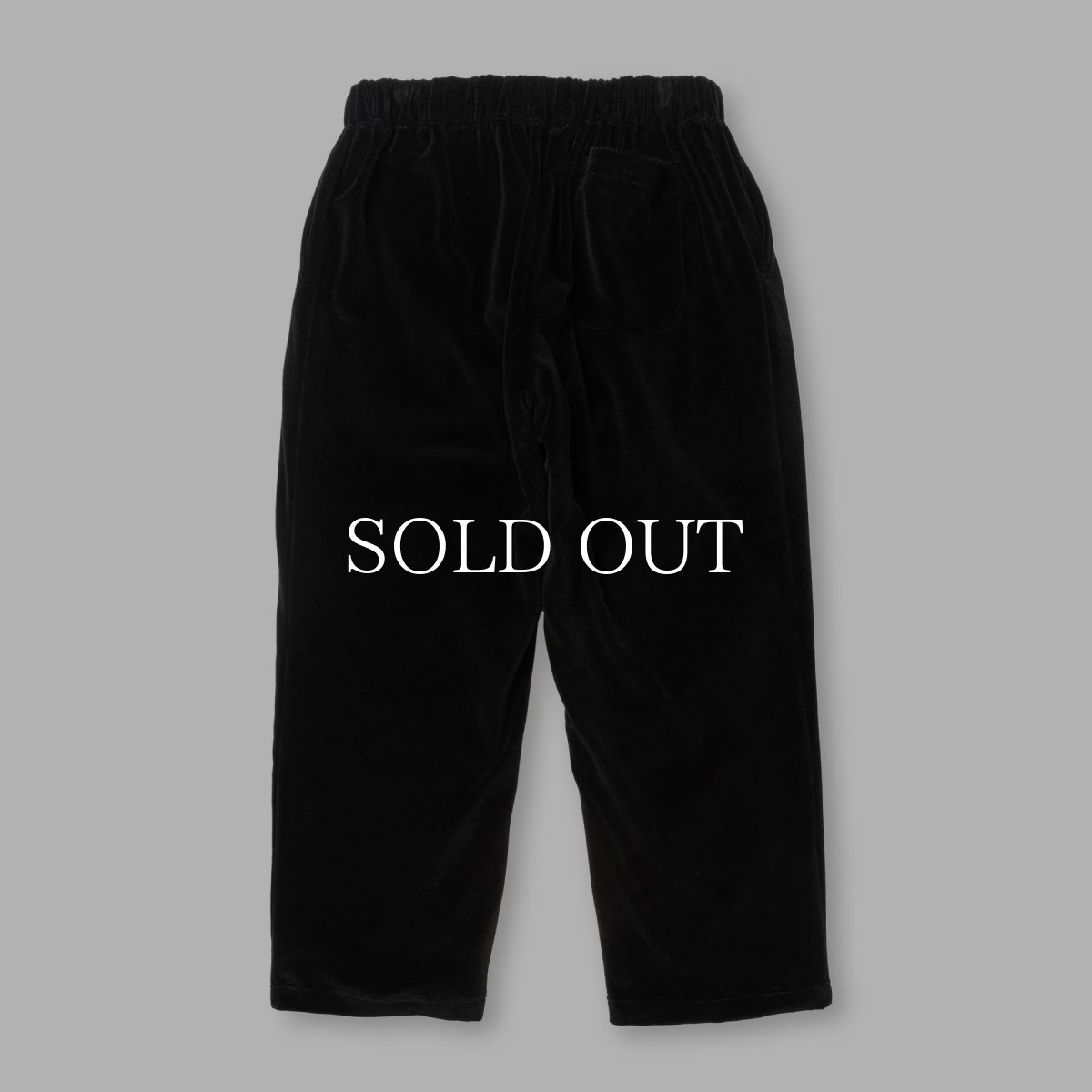 画像2: CALEE  PILE JERSEY WIDE RELAX PANTS (2)