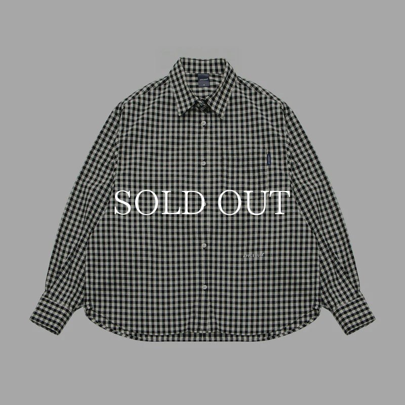 APPLEBUM Gingham Check Oversize Shirt 2420201 公式通販