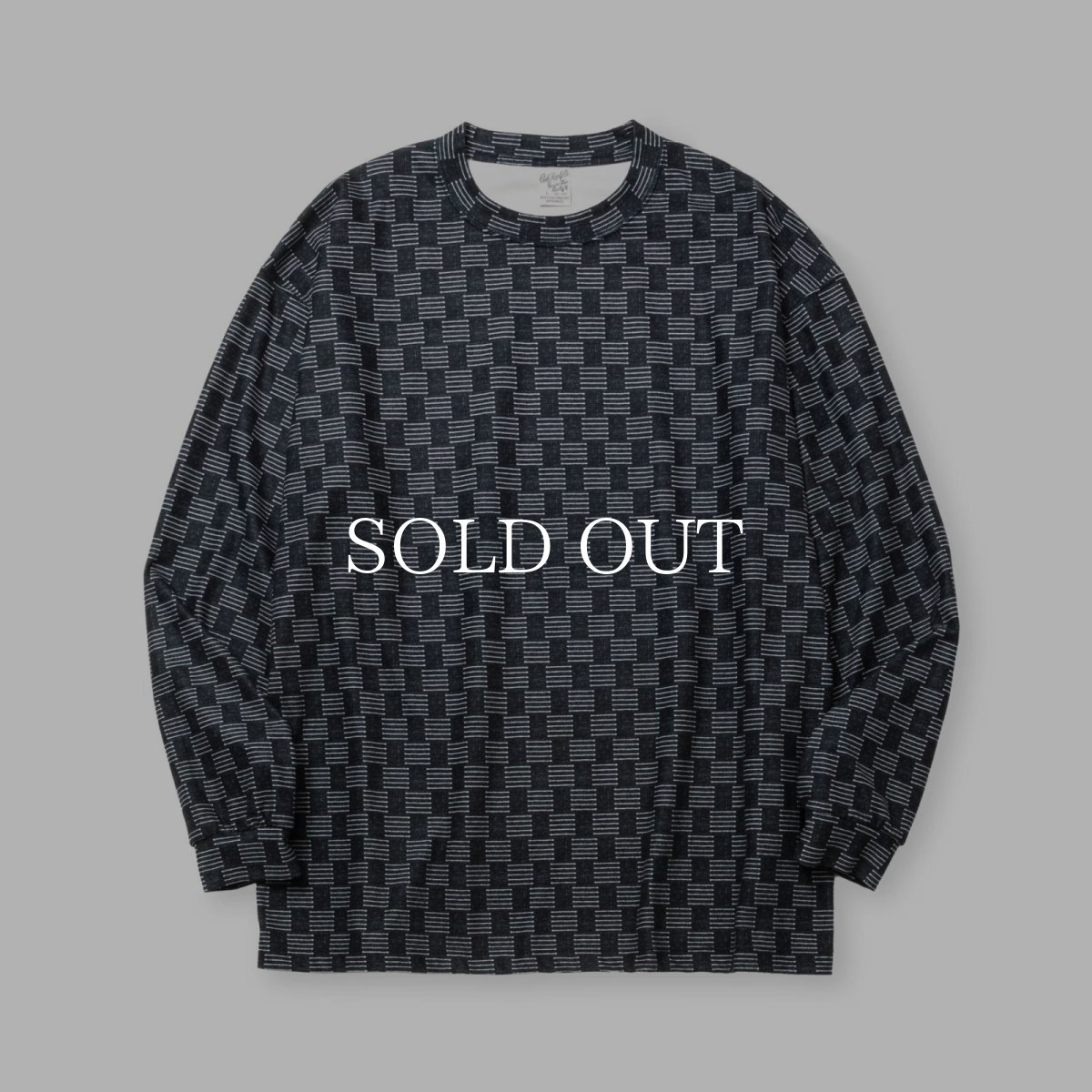 画像1: CALEE  ALLOVER PATTERN MICRO FLLECE CS (1)