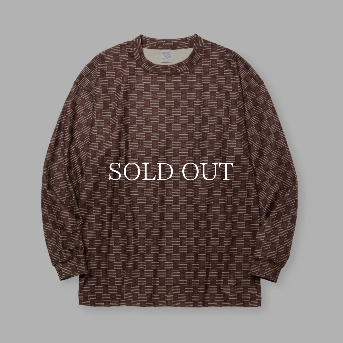 画像6: CALEE  ALLOVER PATTERN MICRO FLLECE CS (6)