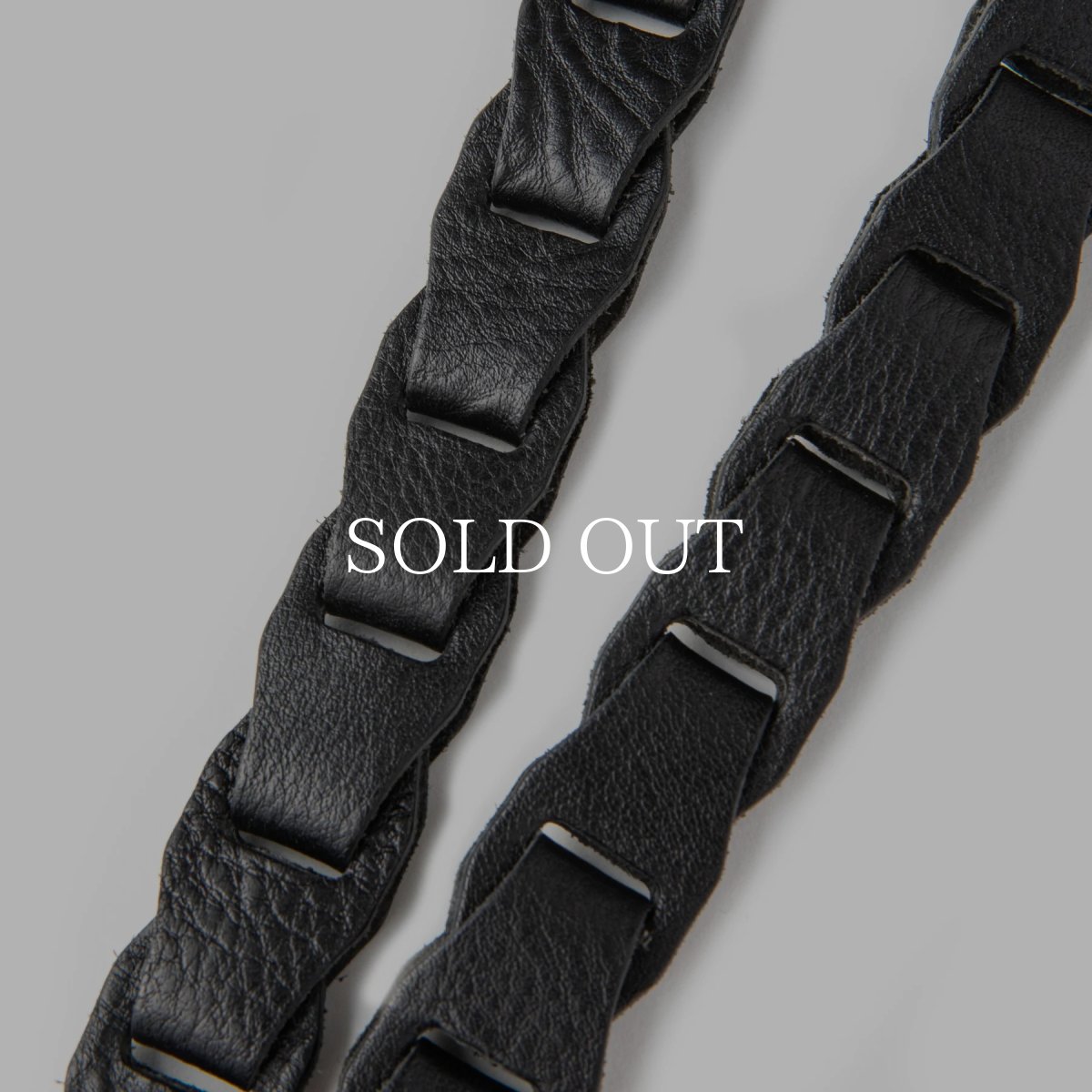 画像4: CALEE  CHAIN LEATHER SHOULDER STRAP (4)