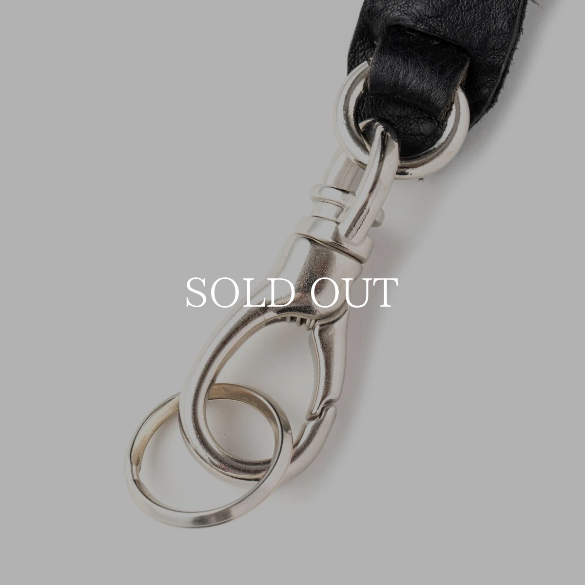 画像2: CALEE  CHAIN LEATHER WRIST STRAP (2)