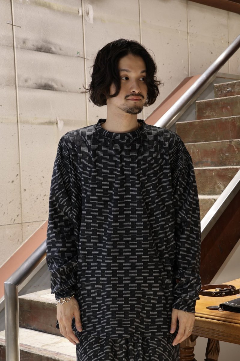 画像7: CALEE  ALLOVER PATTERN MICRO FLLECE CS (7)