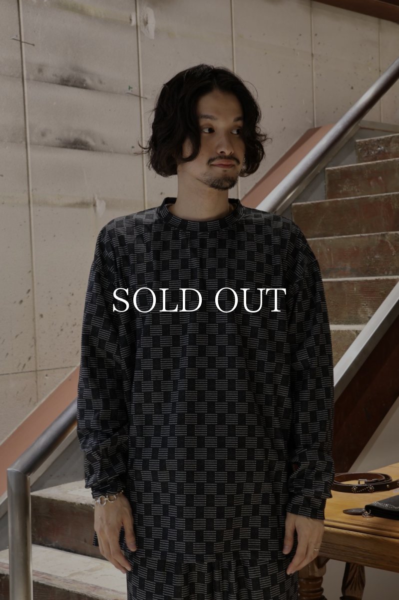 画像7: CALEE  ALLOVER PATTERN MICRO FLLECE CS (7)