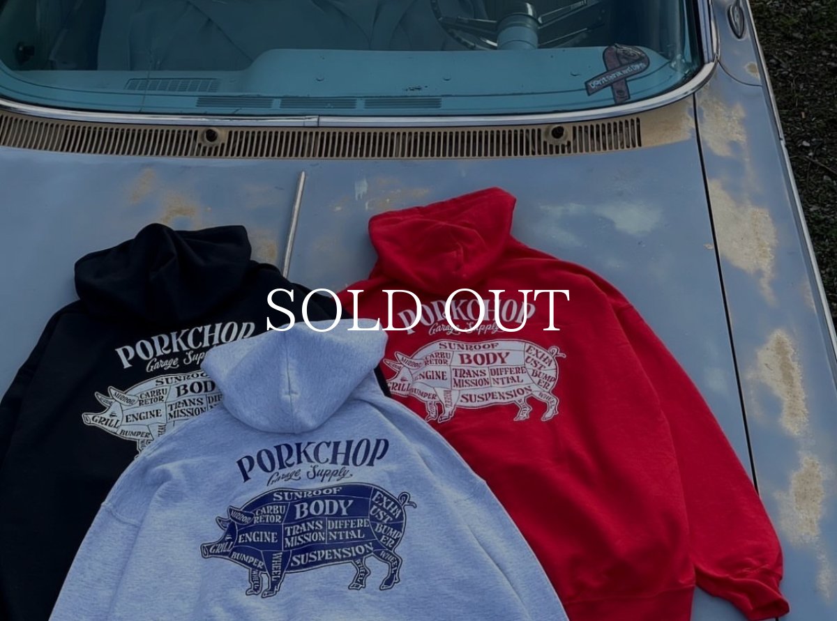 画像16: PORKCHOP GARAGE SUPPLY  PORK BACK HOODIE (16)